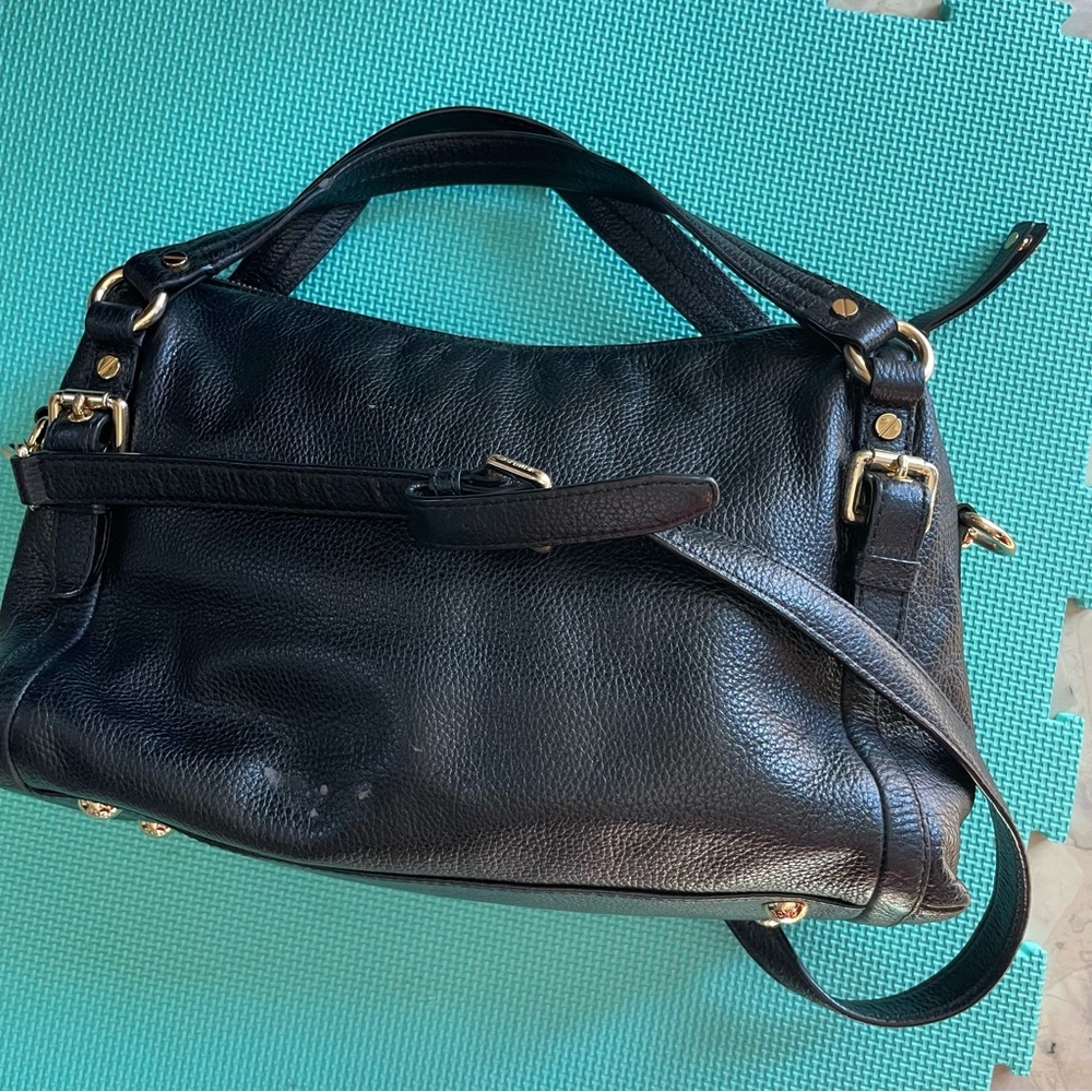 Michael Kors Black Stockard Medium Convertible Shoulder Bag - Picture 7 of 10